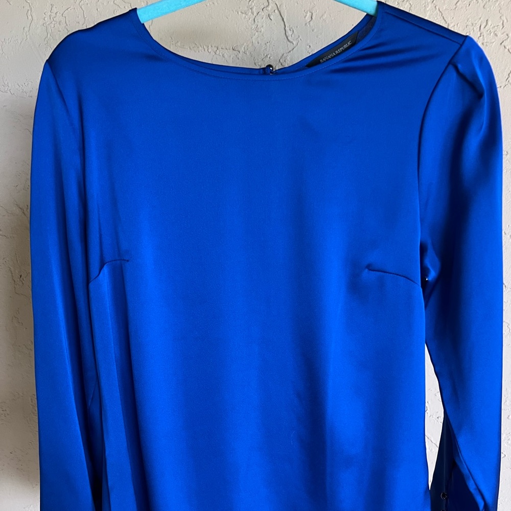 Banana Republic Royal Blue Blouse